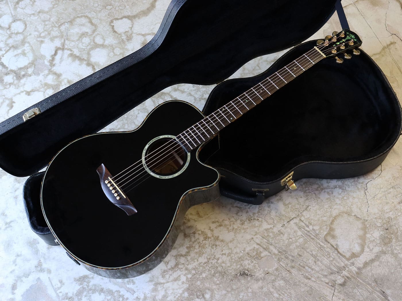 Headway エレアコTF-1000 トップスプルース レア ハードケース有