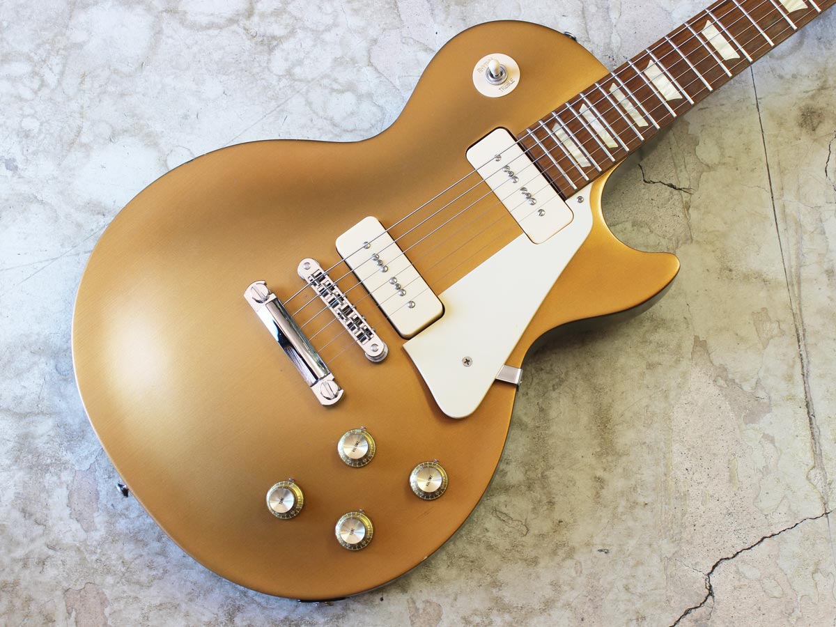 中古】Gibson Les Paul Studio 60's Tribute Satin Goldtop 2012年製