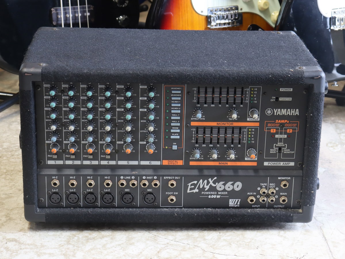 中古】YAMAHA EMX660 パワードミキサー 600W - 神奈川県の中古楽器店