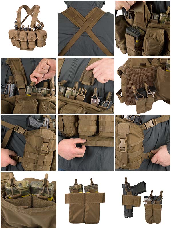 HELIKON-TEX GUARDIAN Chest Rig Molle Cordura Vest Shooting Range