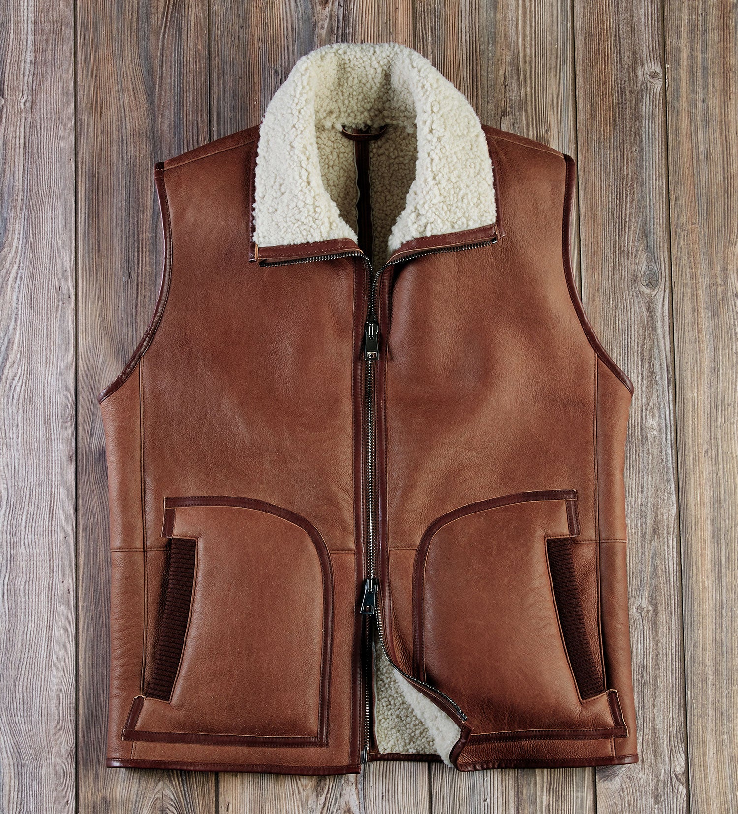 Hagen Clint Shearling Vest – Patrick James