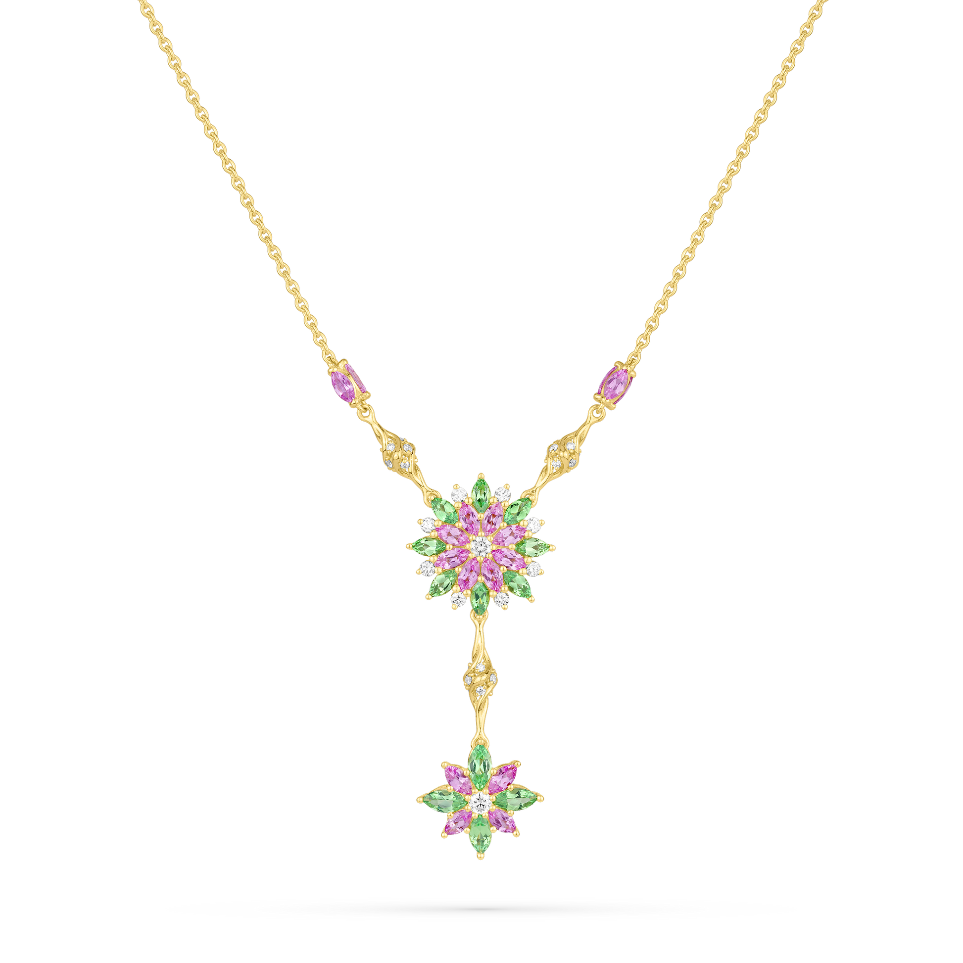 Dahlia Chain Necklace – Paul Morelli Design, Inc.