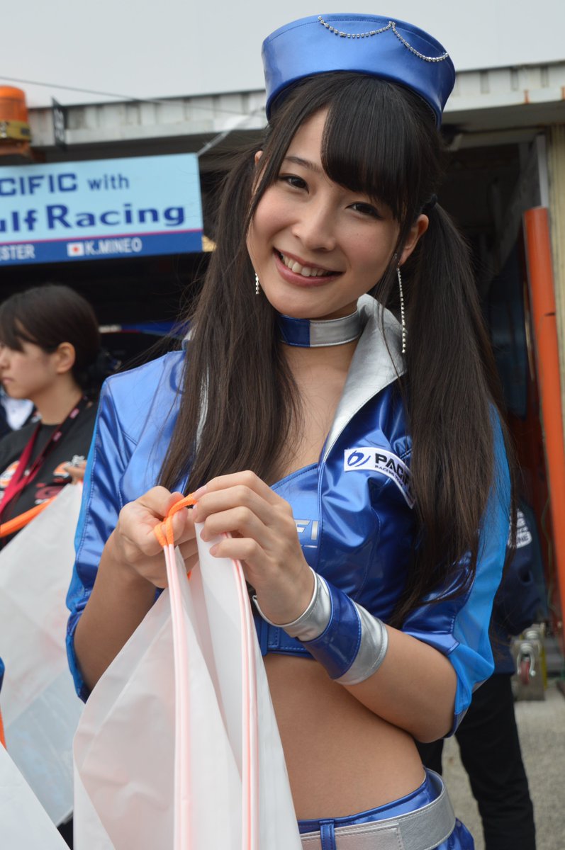 川崎あやちゃん Pacific Fairies SUPER GT 開幕戦 2017.4.8 くびれスト
