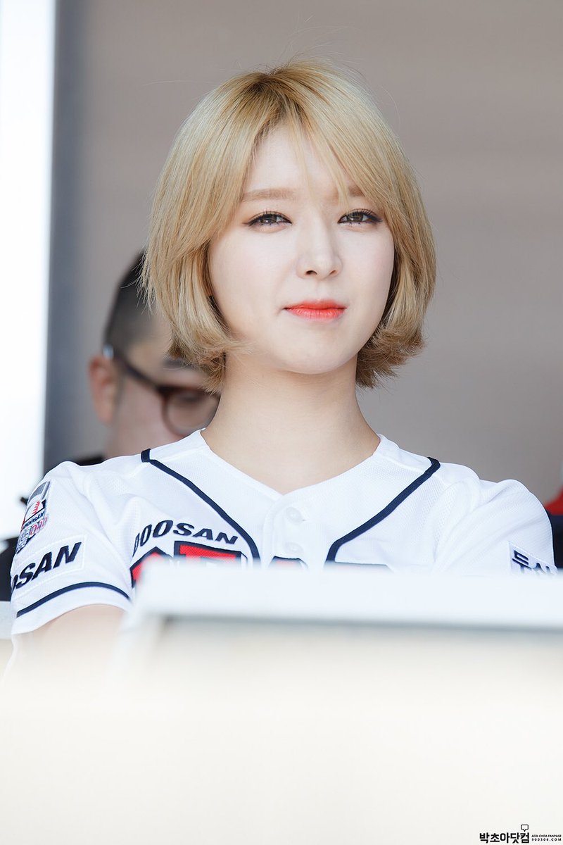 なんか、チョアちゃんってショートヘアの印象が強いけどロングの時も