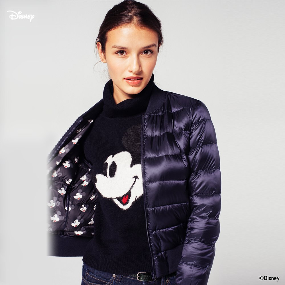 人気の #ウルトラライトダウン に #ディズニー 柄が登場！内側に