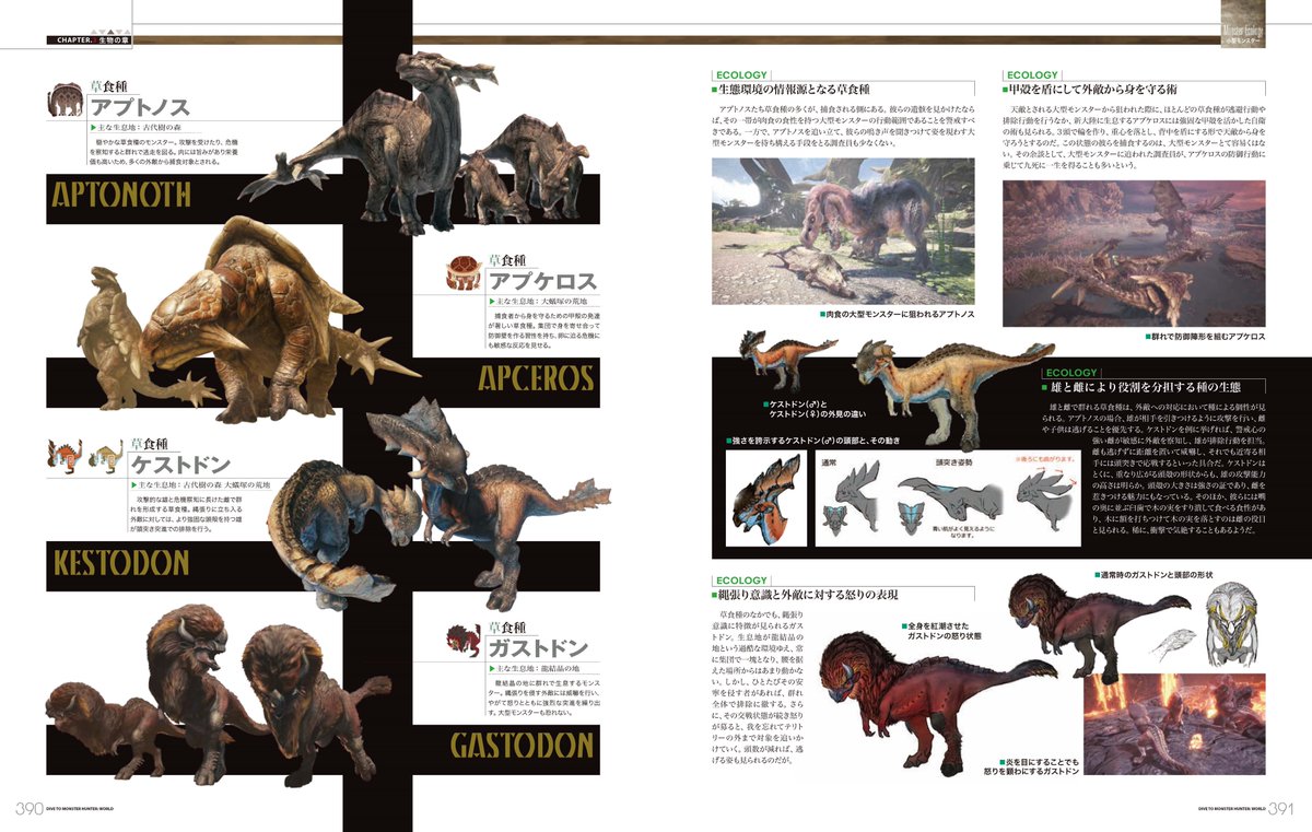 モンスターハンター：ワールド』究極の新大陸生態白書『DIVE TO