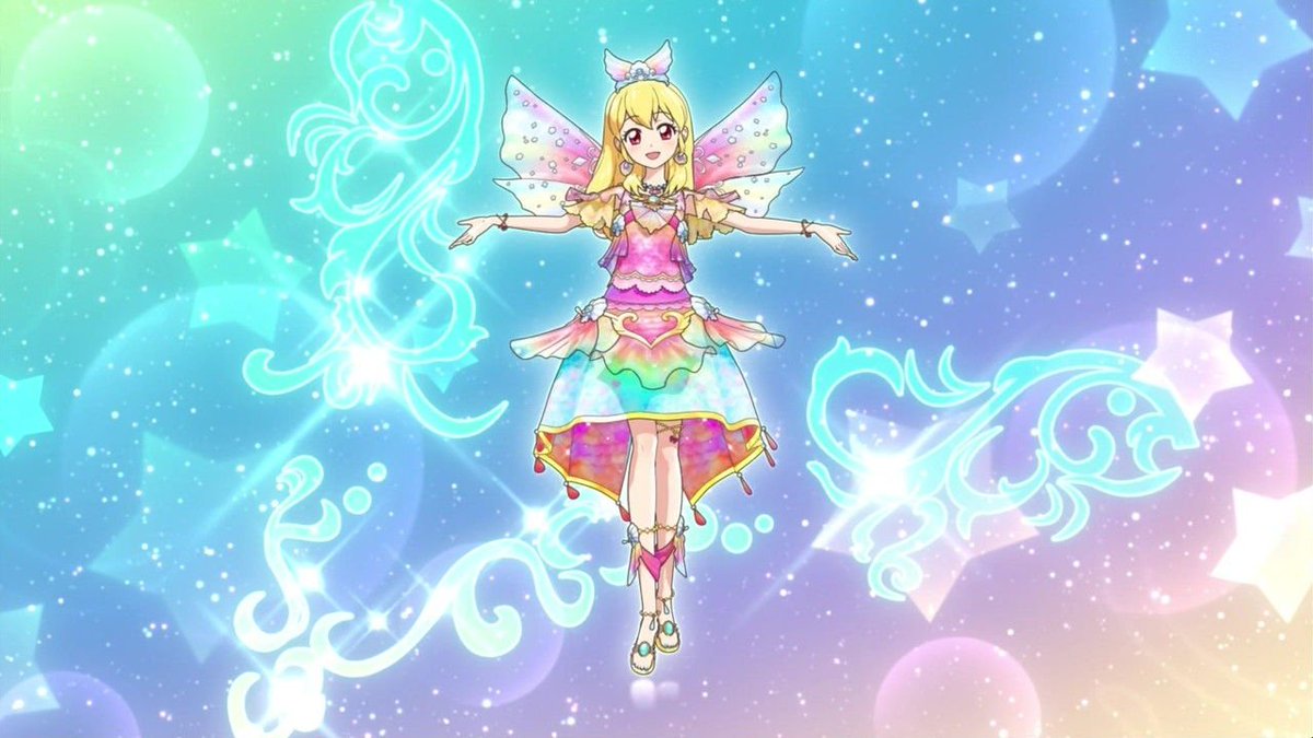 レインボーエトワールコーデ、マーメイドピスケスコーデとスター