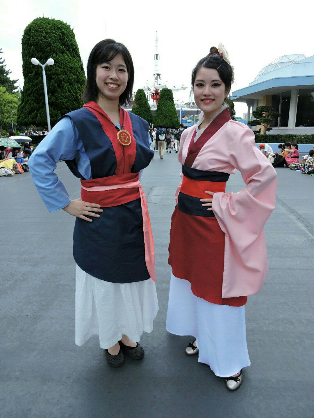 ムーラン まりもろページ ⸜❤︎⸝‍ Dハロ仮装 ウィッグ ムーラン