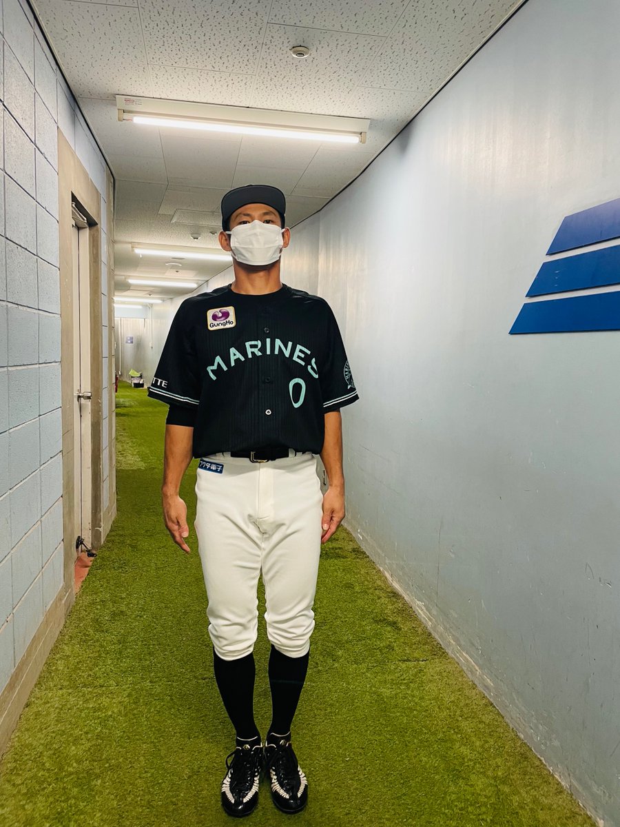 本日が最後となるBLACK SUMMERユニホーム姿の #荻野貴司 選手
