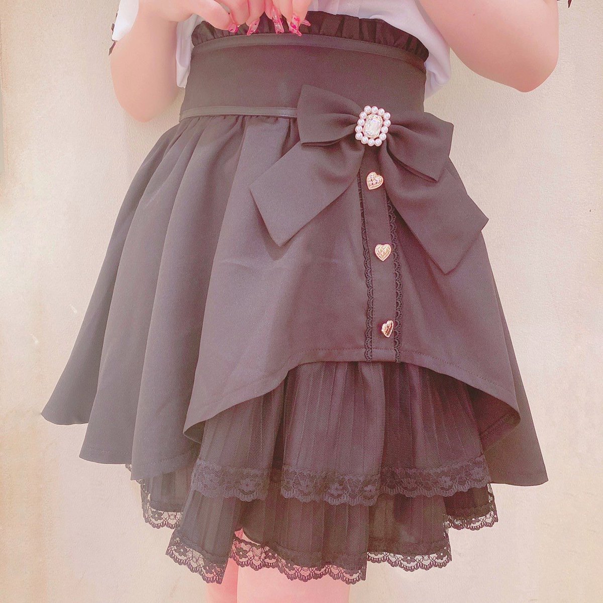 近鉄パッセ店🎀 #フロントカシュクールスカート リボンとカシュクール