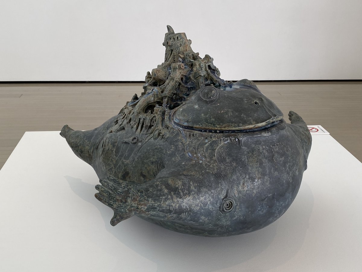 岐阜県現代陶芸美術館ギャラリーⅡのコレクション展、新収蔵作品が展示