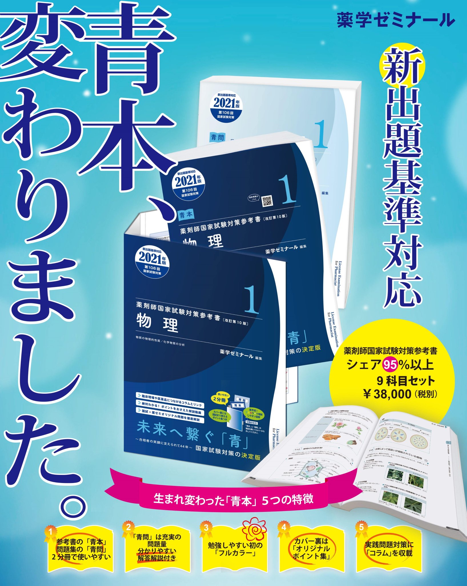 実践対策なし 【裁断済み】 薬剤師国家試験対策 第111回対策 白問 全巻