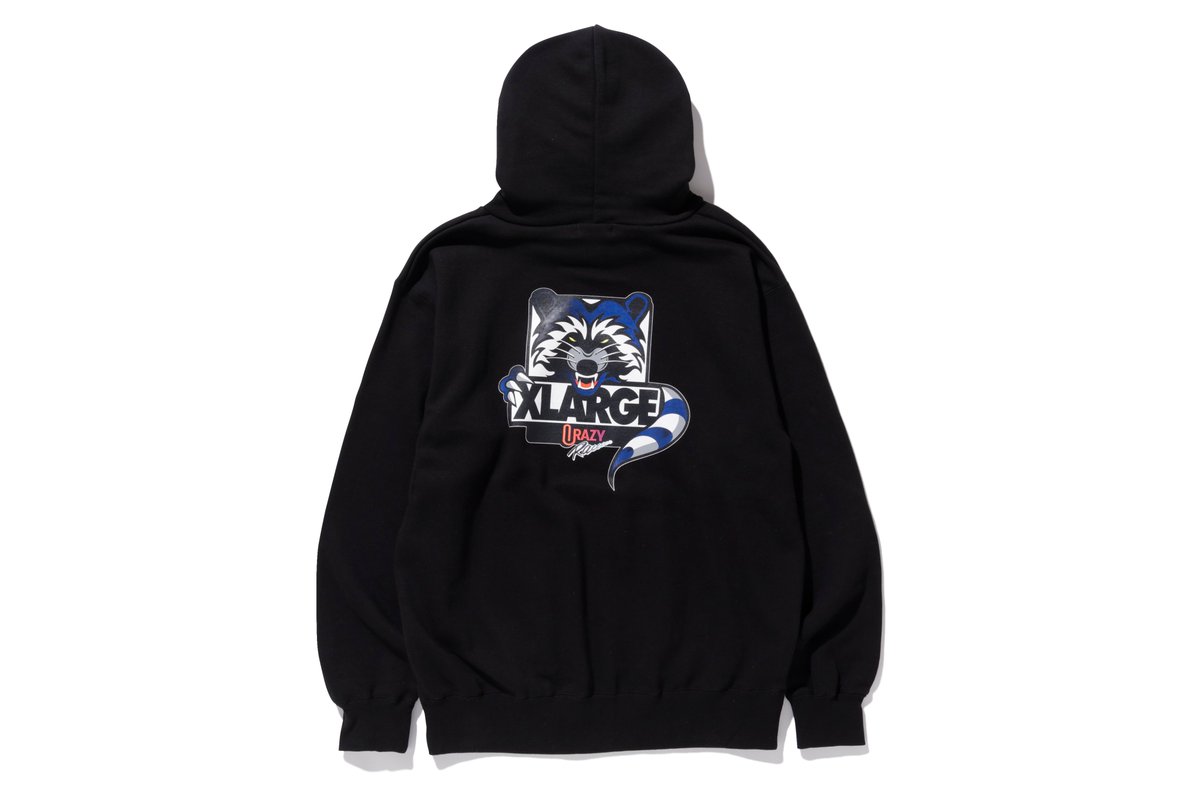 コラボパーカー販売開始】 Crazy Raccoon × Xlargeコラボパーカー 一般