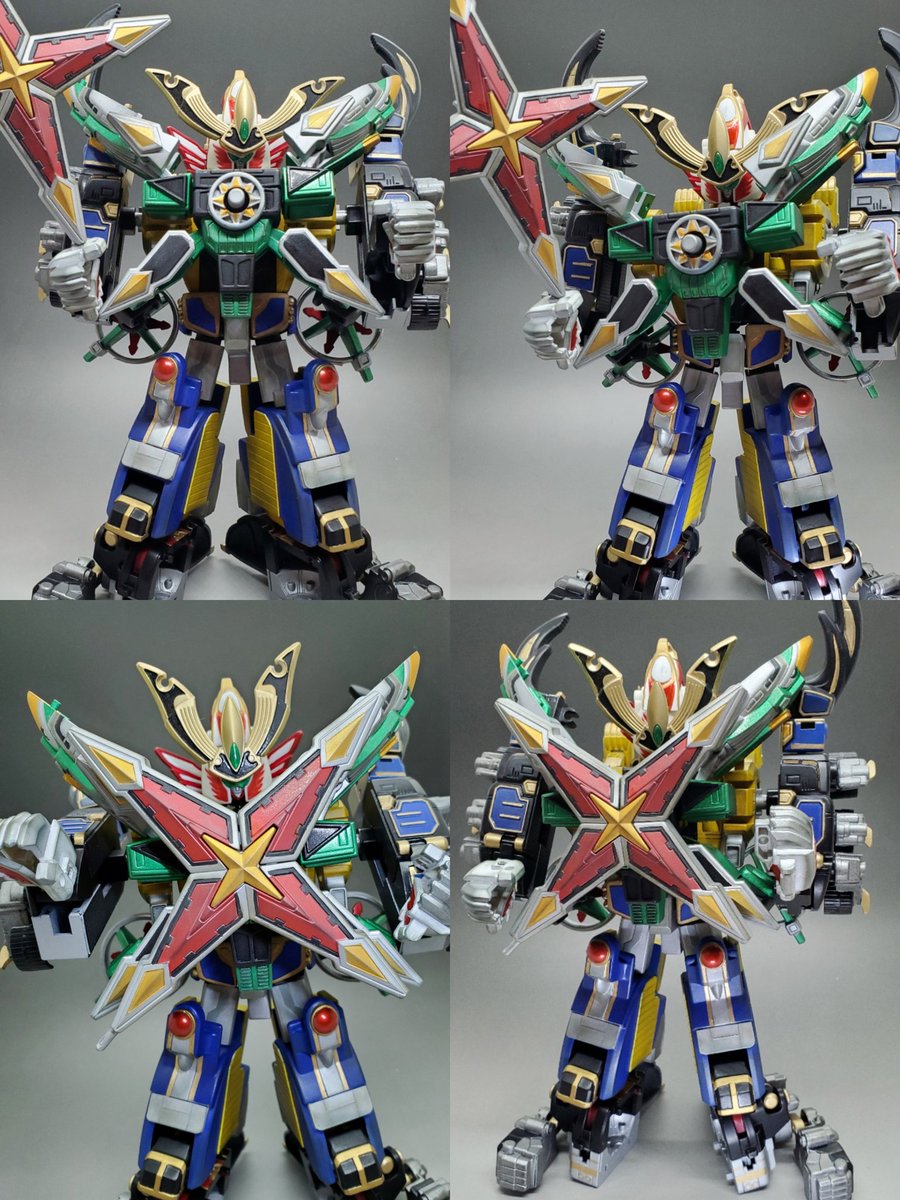 今日のミニプラ♪ #旋風神 #轟雷神 #天空神 ⚫銀河超越 三神合体 「天