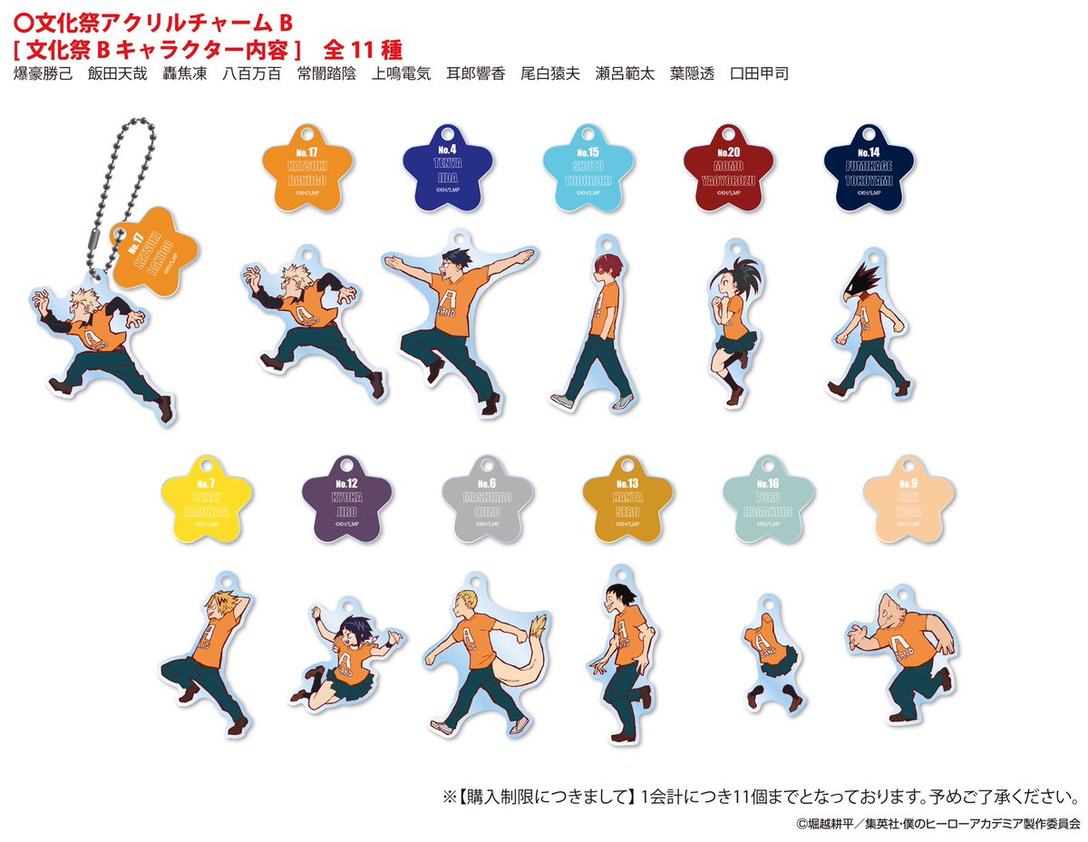 梅田ロフト会場】 ◇商品情報◇ ・トレーディング文化祭アクリル