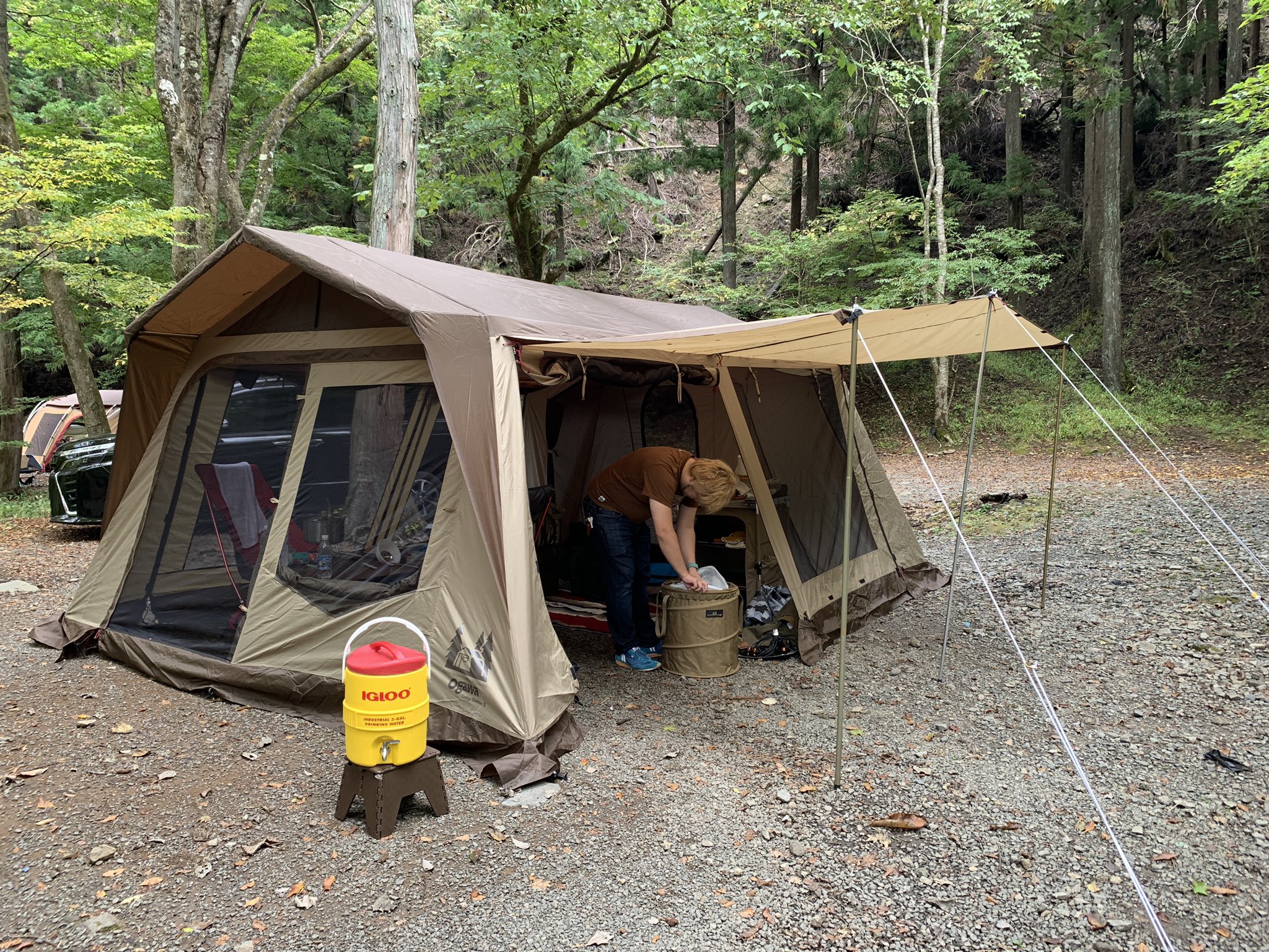 もちこ】ロッジシェルター2 ①幕のみ もちこ】ロッジシェルター2 ①幕