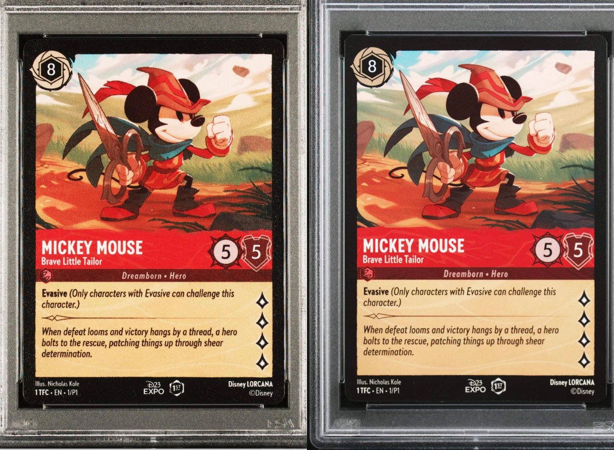 ディズニーのロルカナ、D23EXPO配布プロモが鑑定中止とは聞いていた