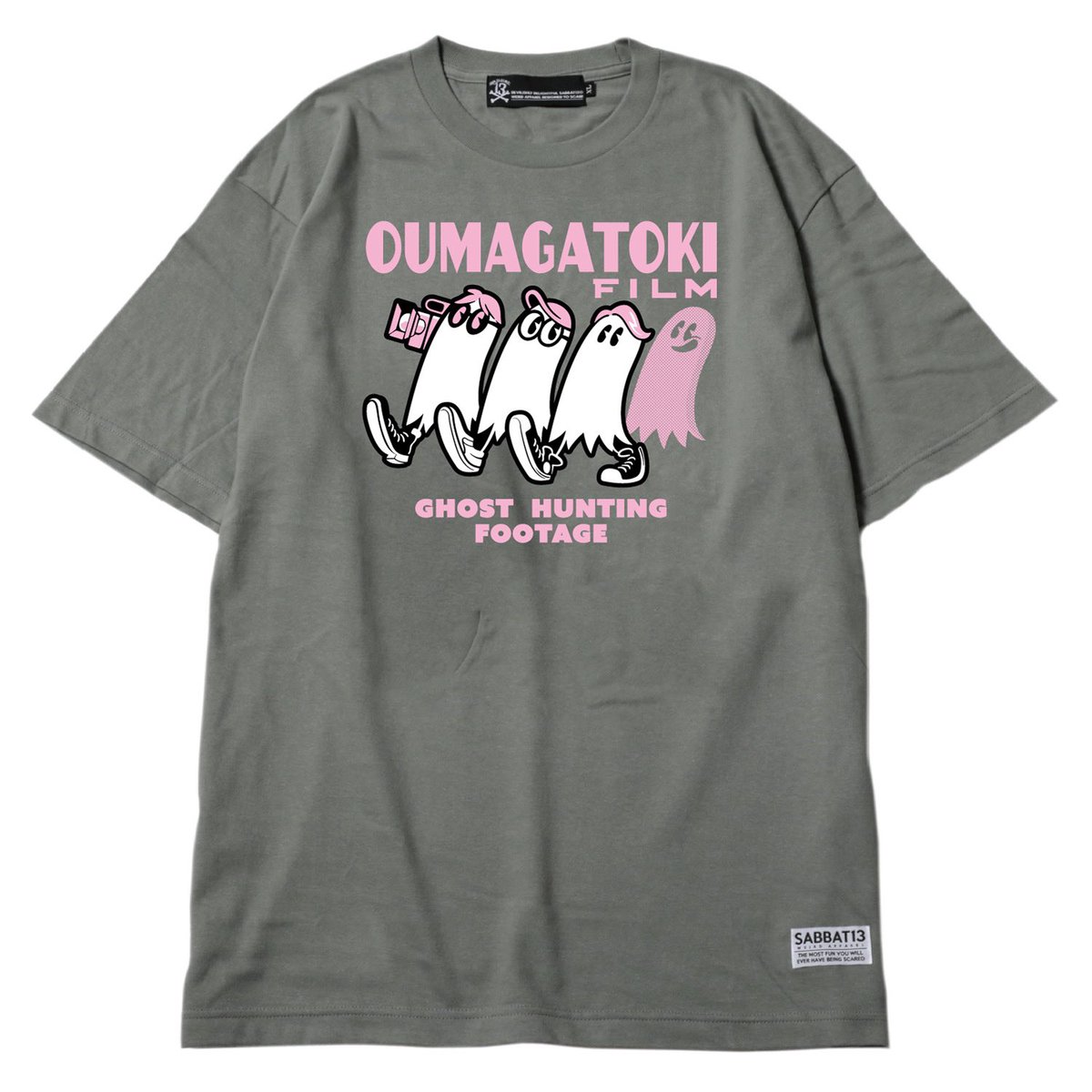 グッズについて 新作グッズTシャツ（4ゴースト） モスグレーカラーは