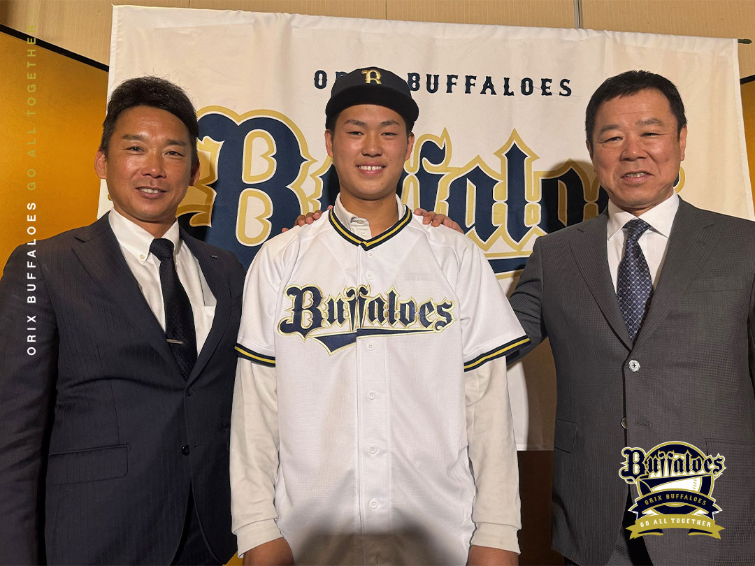 堀柊那選手(報徳学園高) コメント① 「仮契約を終えて、早くオリックス