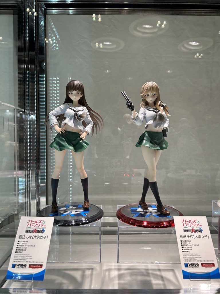 ワンフェス 開催中✨ ウェーブブースにて、家元コンビ #西住しほ #島田