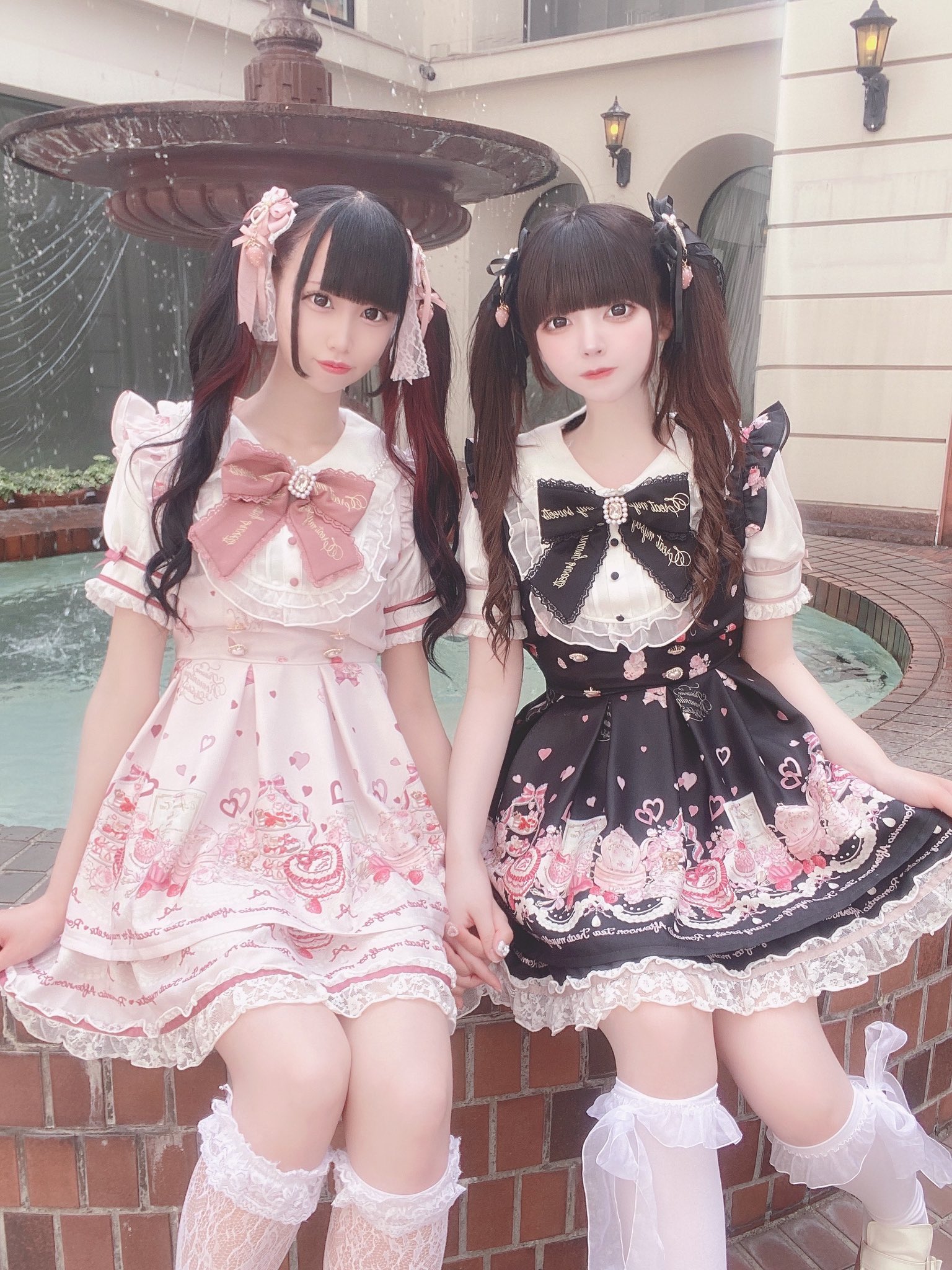 リズリサアフタヌーンティー柄セットアップピンク 【公式通販】