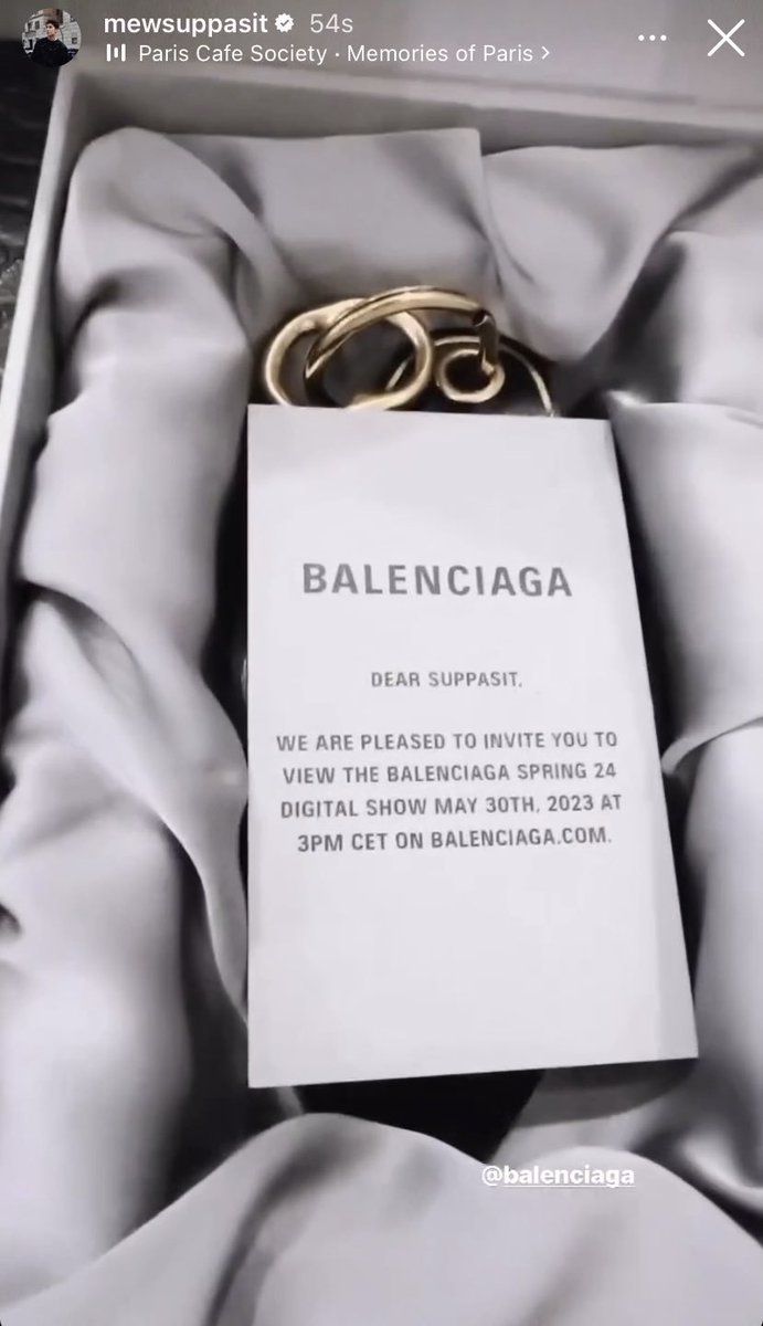 What Does Balenciaga's Spring 2024 Digital Show Gold Key