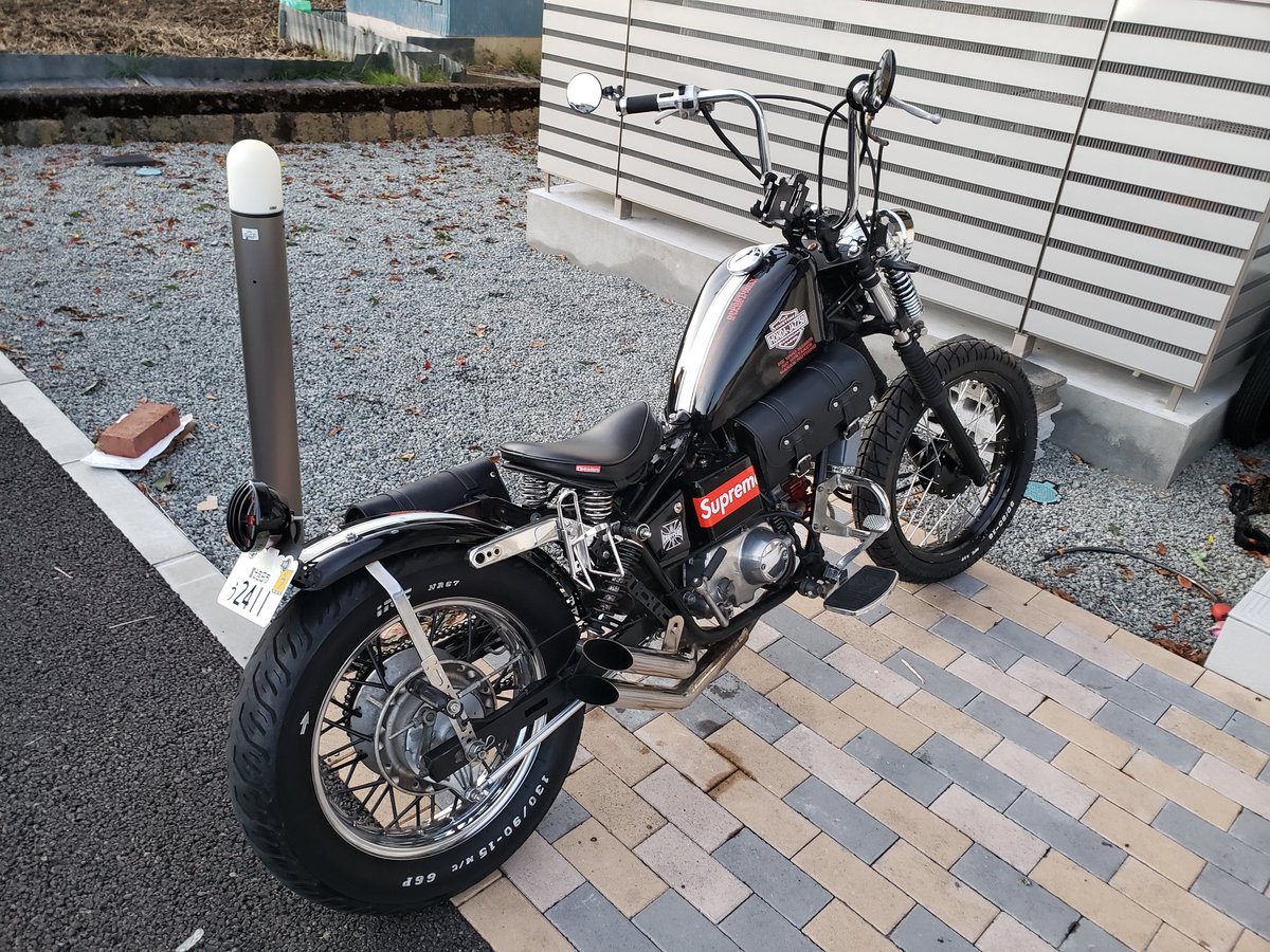 前後タイヤインチアップ化 そしてリアホイールスポーク化計画 本日