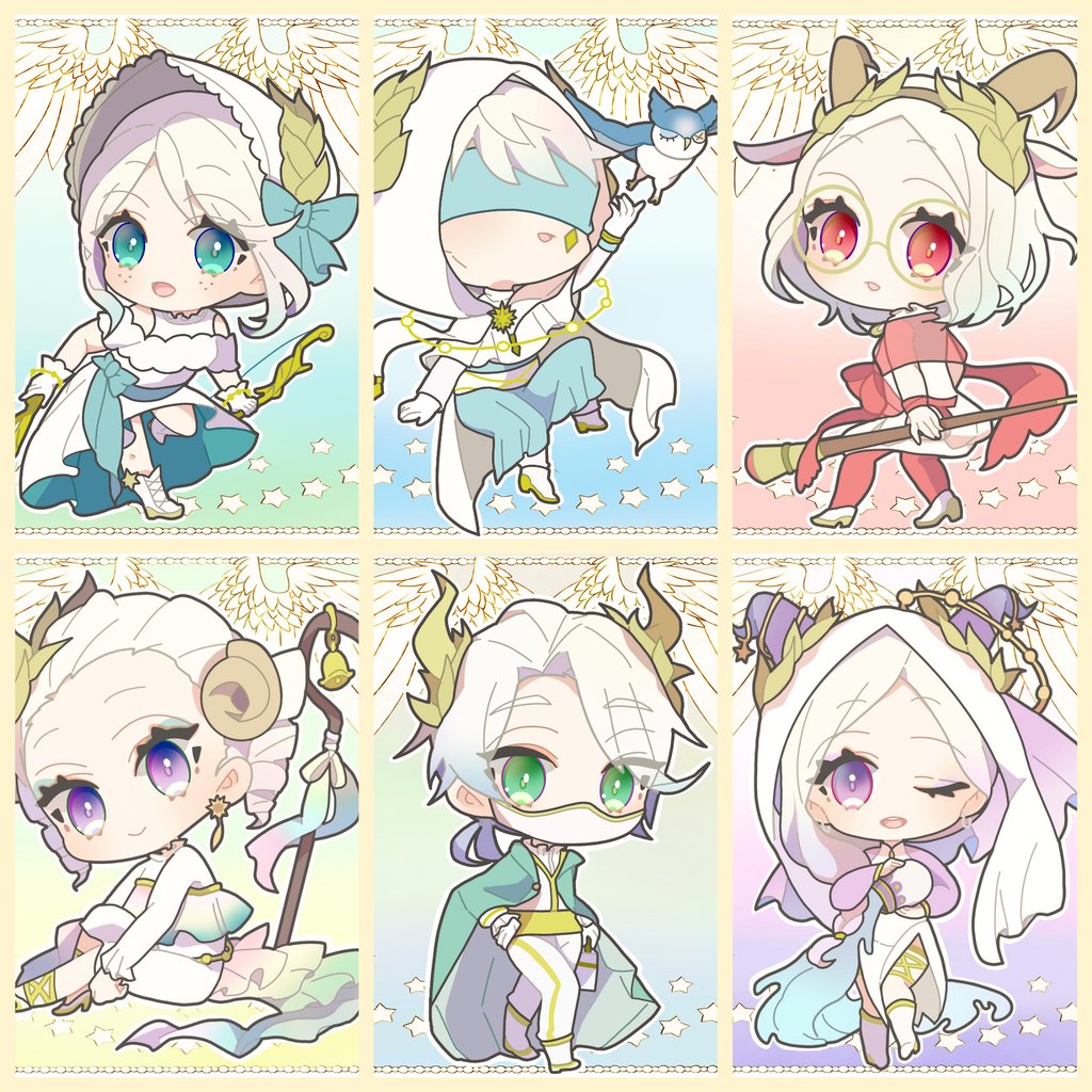 星座シリーズ•*¨*•.¸¸☆*・ﾟ #第五人格イラスト