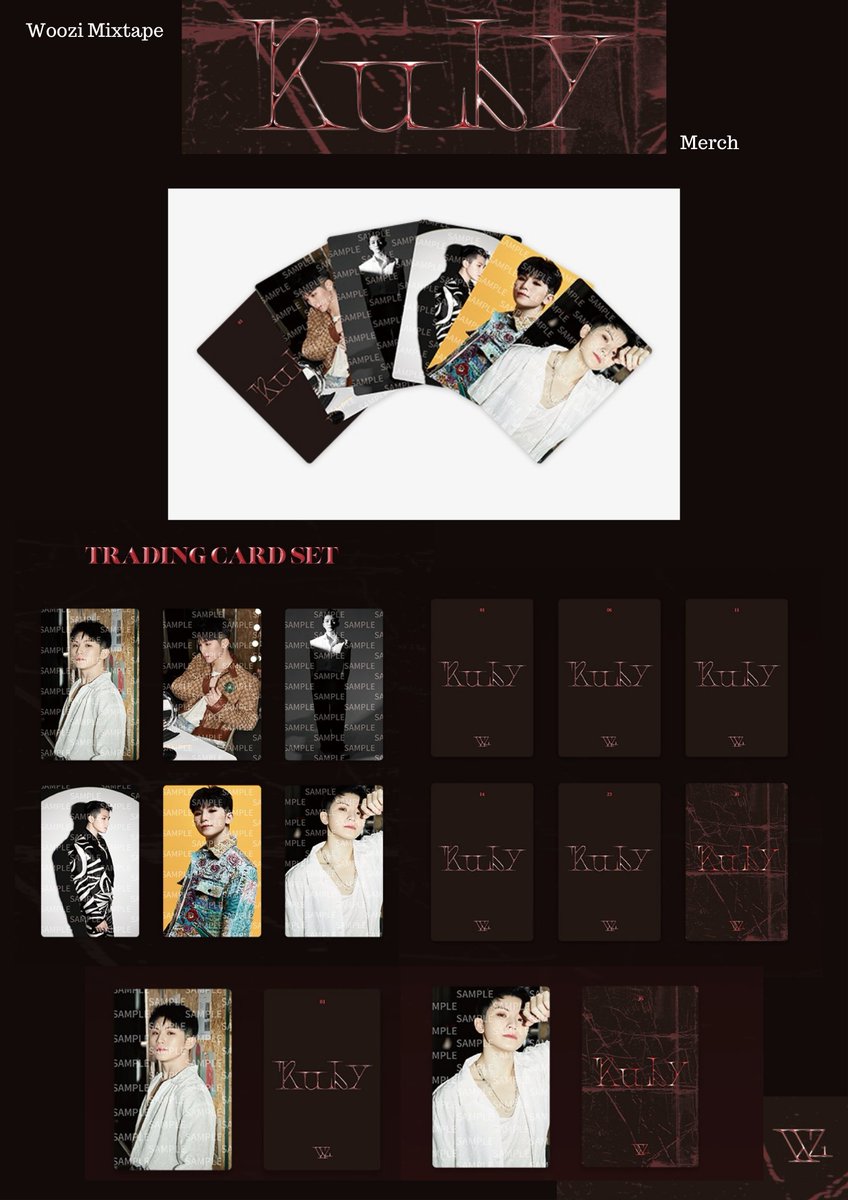 SEVENTEEN WOOZI ウジ mixtape Ruby トレカ コンプ SEVENTEEN WOOZI