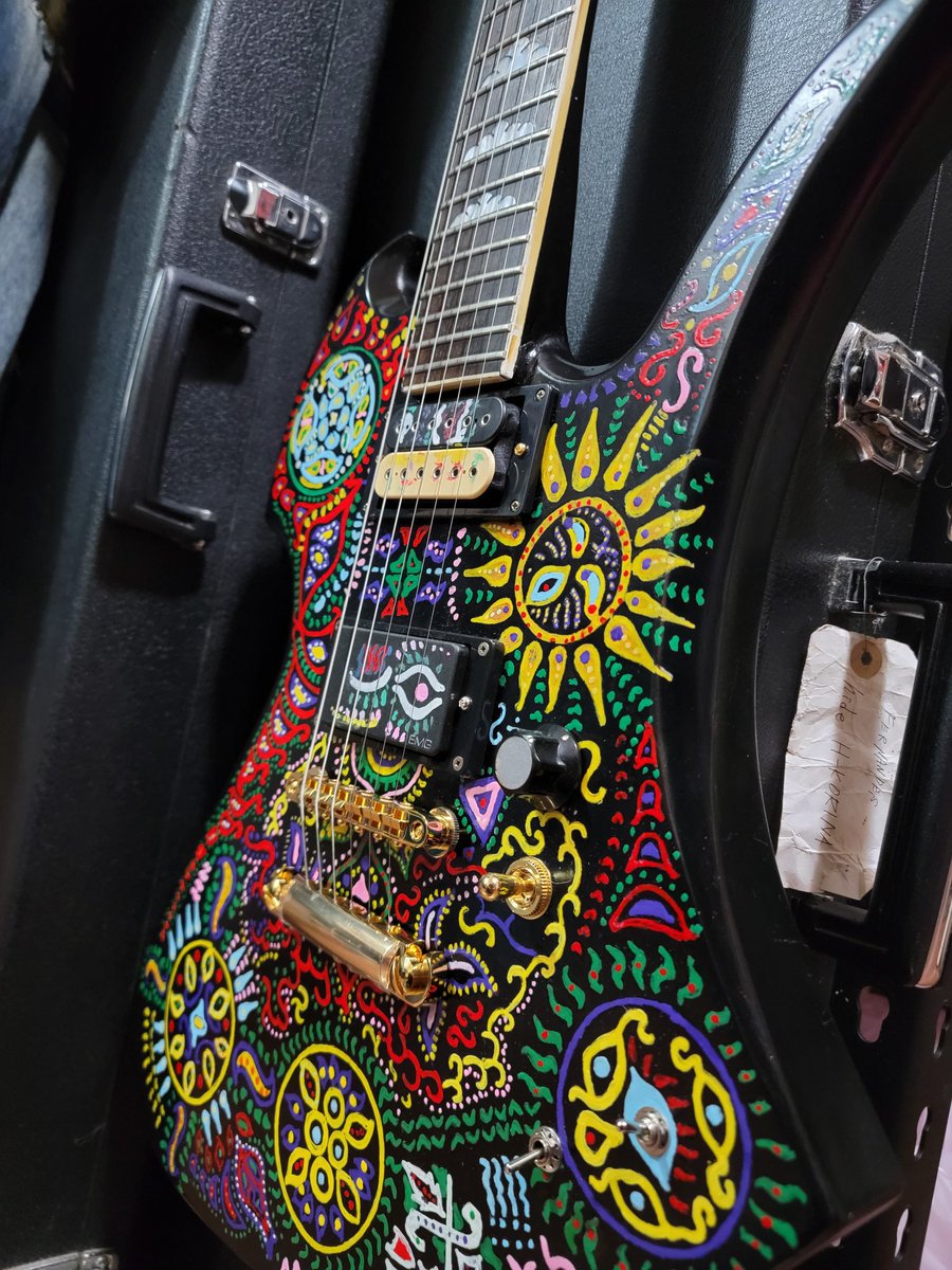 HIDE モデル MG145X サイケペイントギター 改造完了！！！ 改造成480X