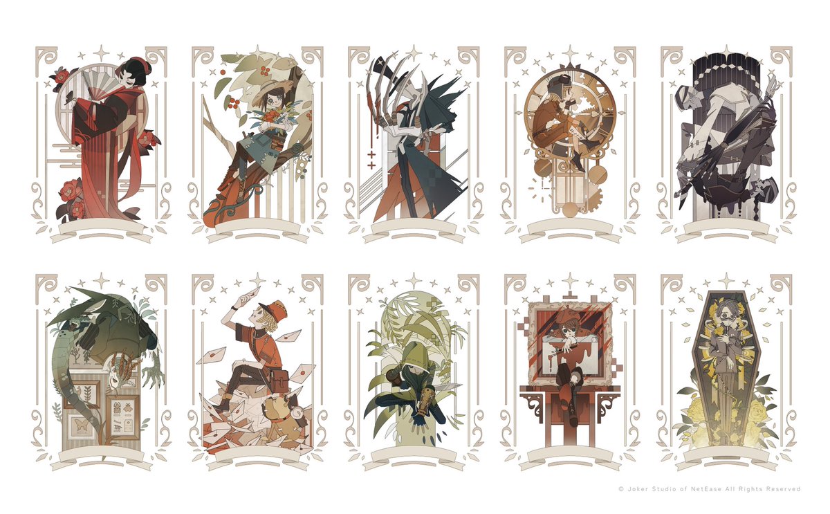 IdentityV 第五人格 「Art Collection」 グッズイラストを担当させて