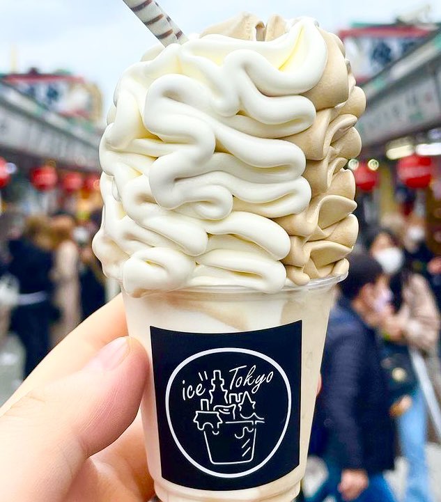東京都浅草駅近くにあるお店「ice tokyo」の、見た目も可愛らしい