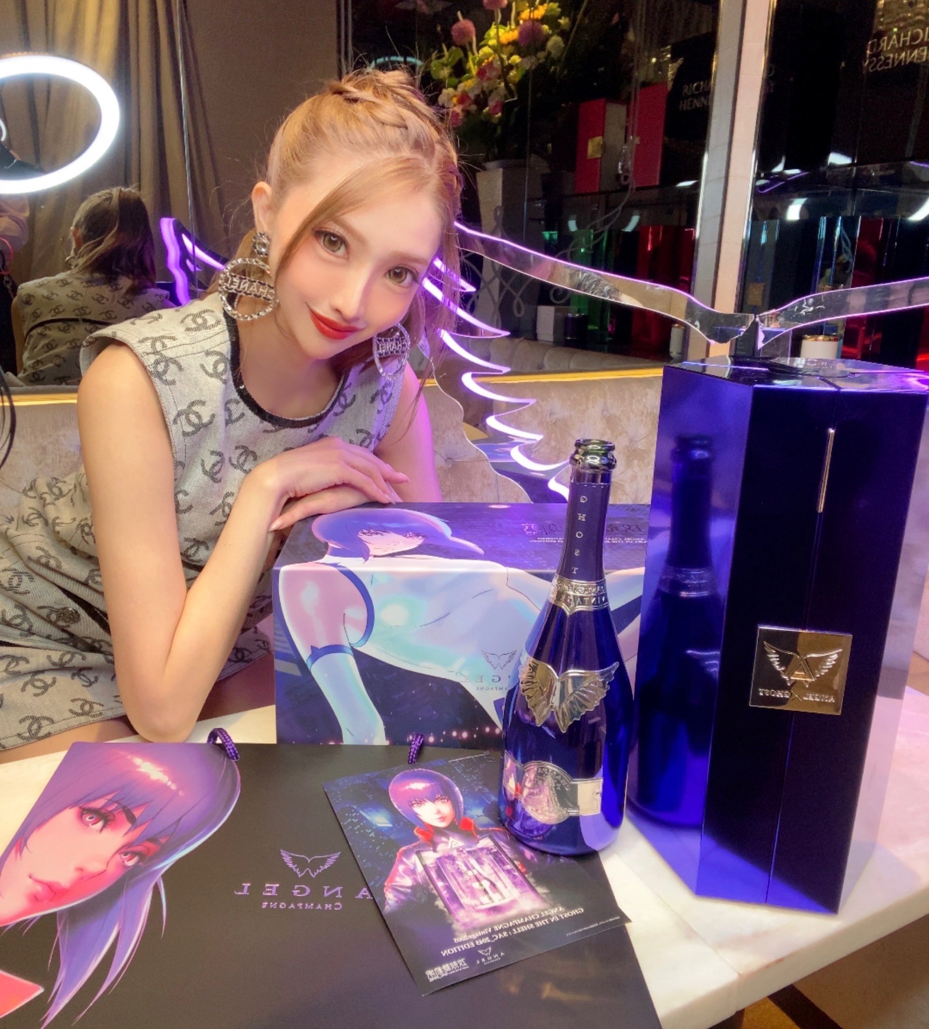 エンジェル シャンパン 攻殻機動隊2005 空き瓶 外箱付 エンジェル