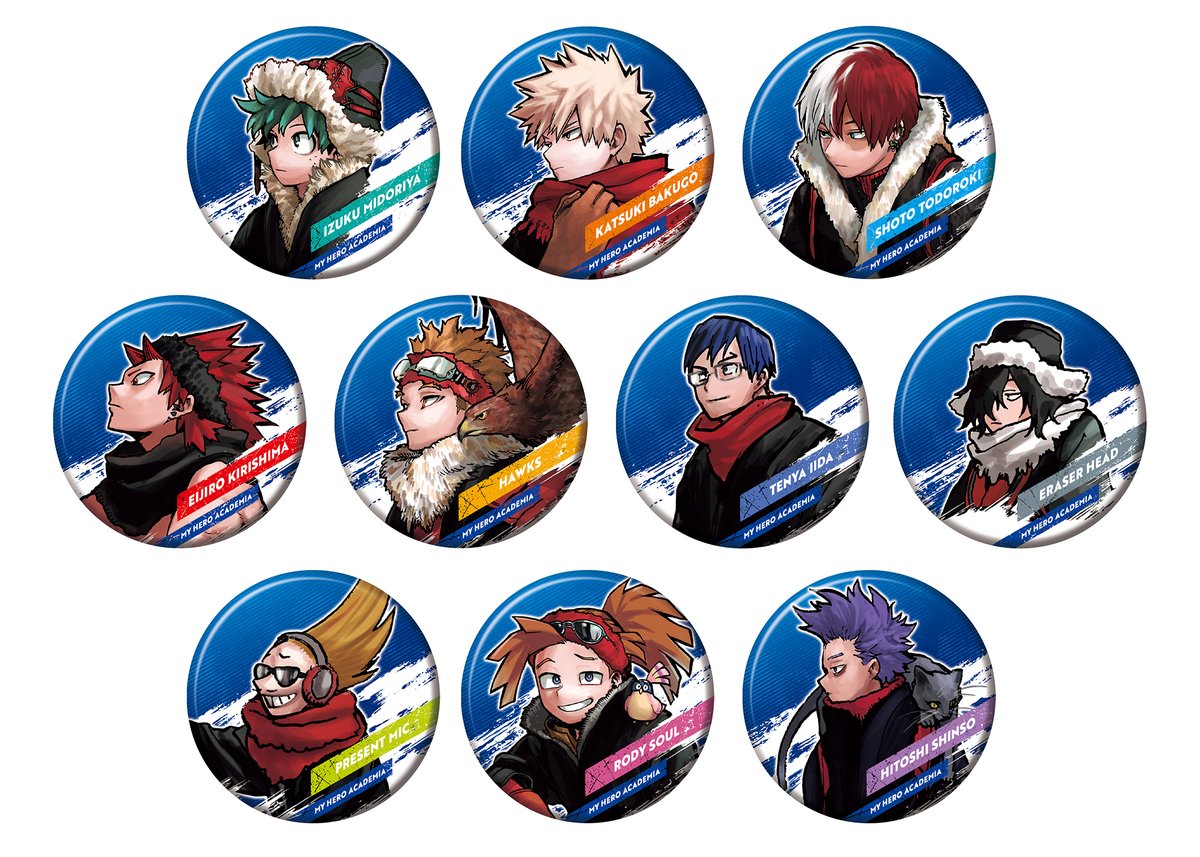 ヒロアカ デコレクション缶バッジ 第2弾 ホークス 8個セット ジャンプ