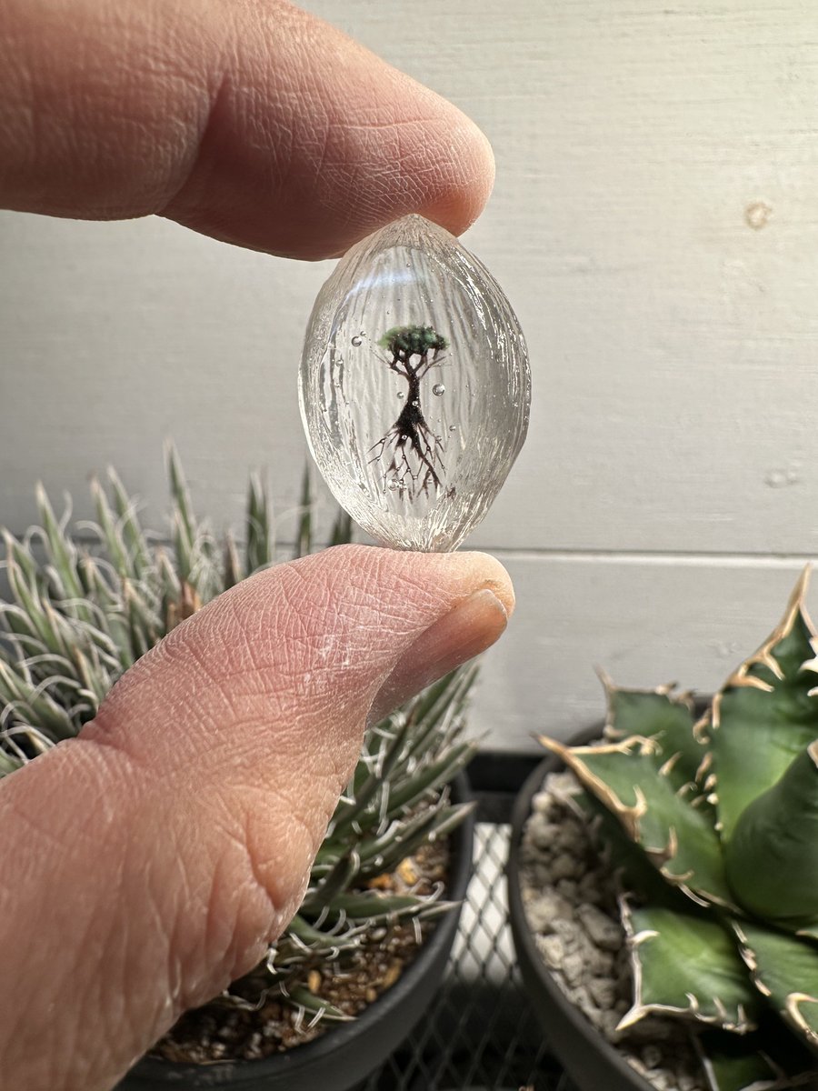 ナカダマサヒデ 1cmの宇宙 ガラス彫刻 ペンダント スケーリーフット