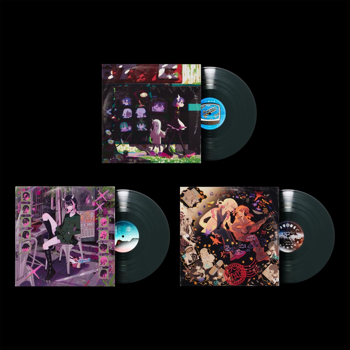 沈香学 2枚 潜潜話 ずっと真夜中でいいのに。 ずとまよ アナログ レコード盤