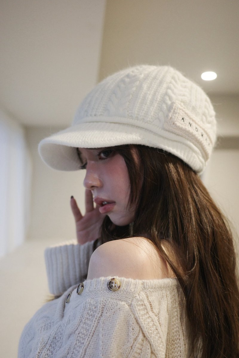帽子 andmary Mary casquette ivory ANDMARY】Mary casquette