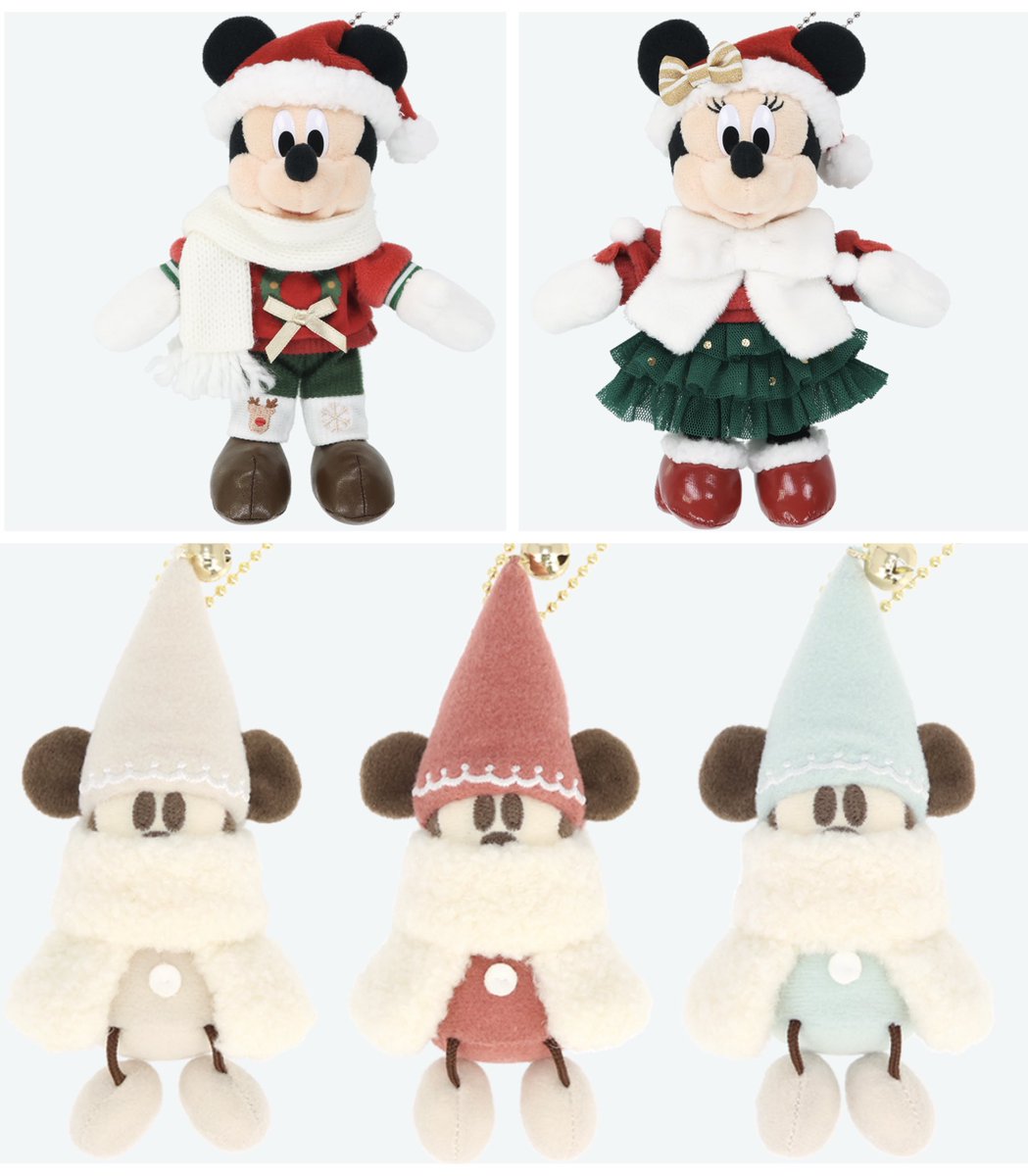 本日11月13日より、ミッキーとミニーのぬいぐるみバッジ、リルリンリン