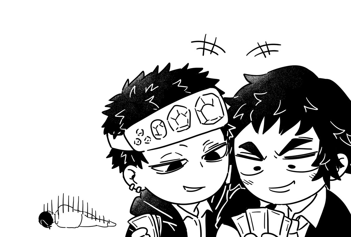 クズトリオ、🥷🍑☠️】