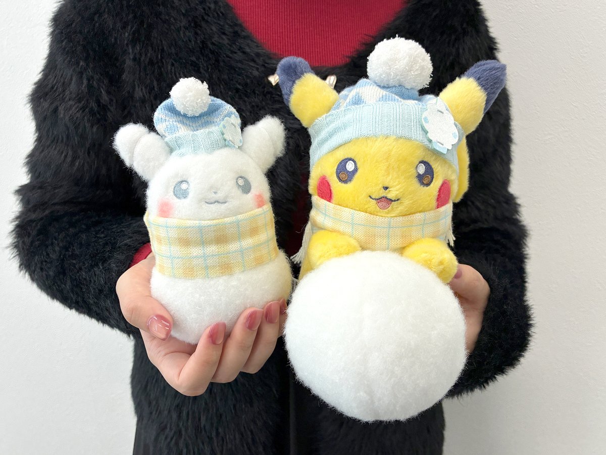 11月29日（土）、ポケモンたちの「ゆきだるまぬいぐるみ」がポケモン