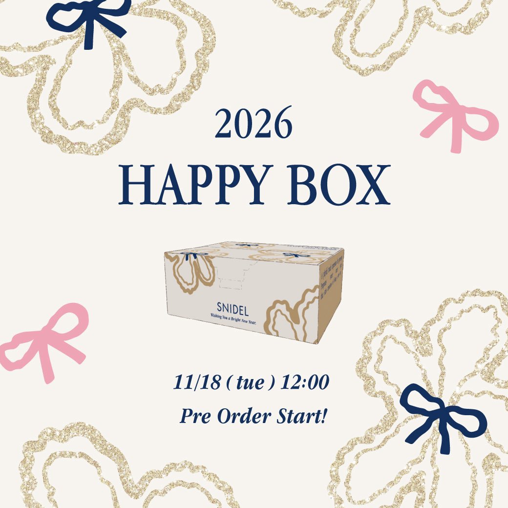 ✨ 2026 HAPPY BOX ✨ 《SNIDEL》 SNIDELらしいコーディネートが