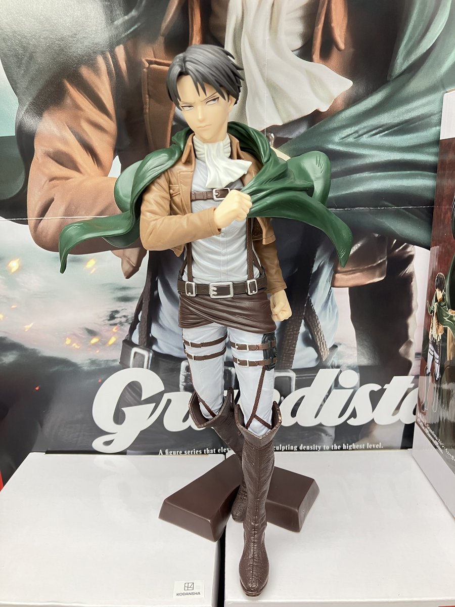 進撃の巨人 Grandista-リヴァイ&エレン・イェーガーのフィギュアが入荷