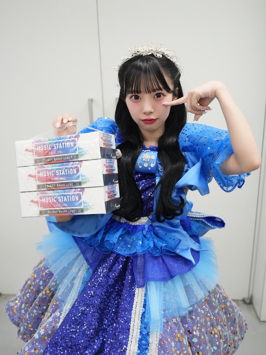 ミュージックステーション 有難うございました！ CUTIE STREET 青色