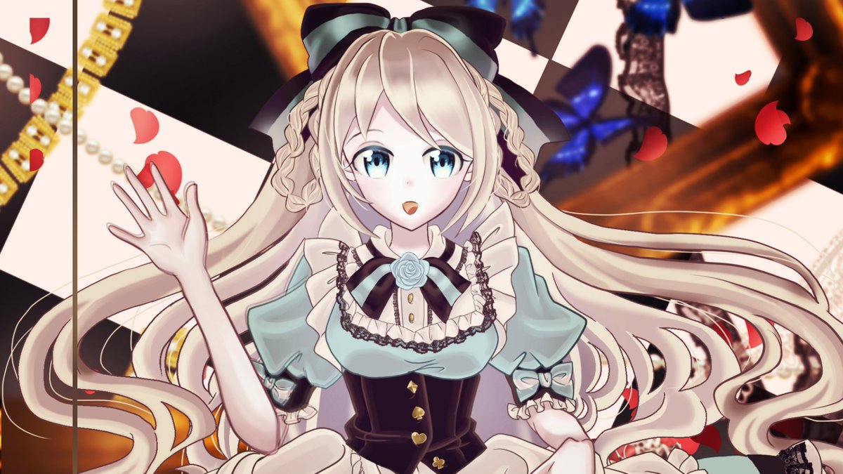 OC のアリス様🃏👑 不思議の国でなんやかんやあって女王様になった