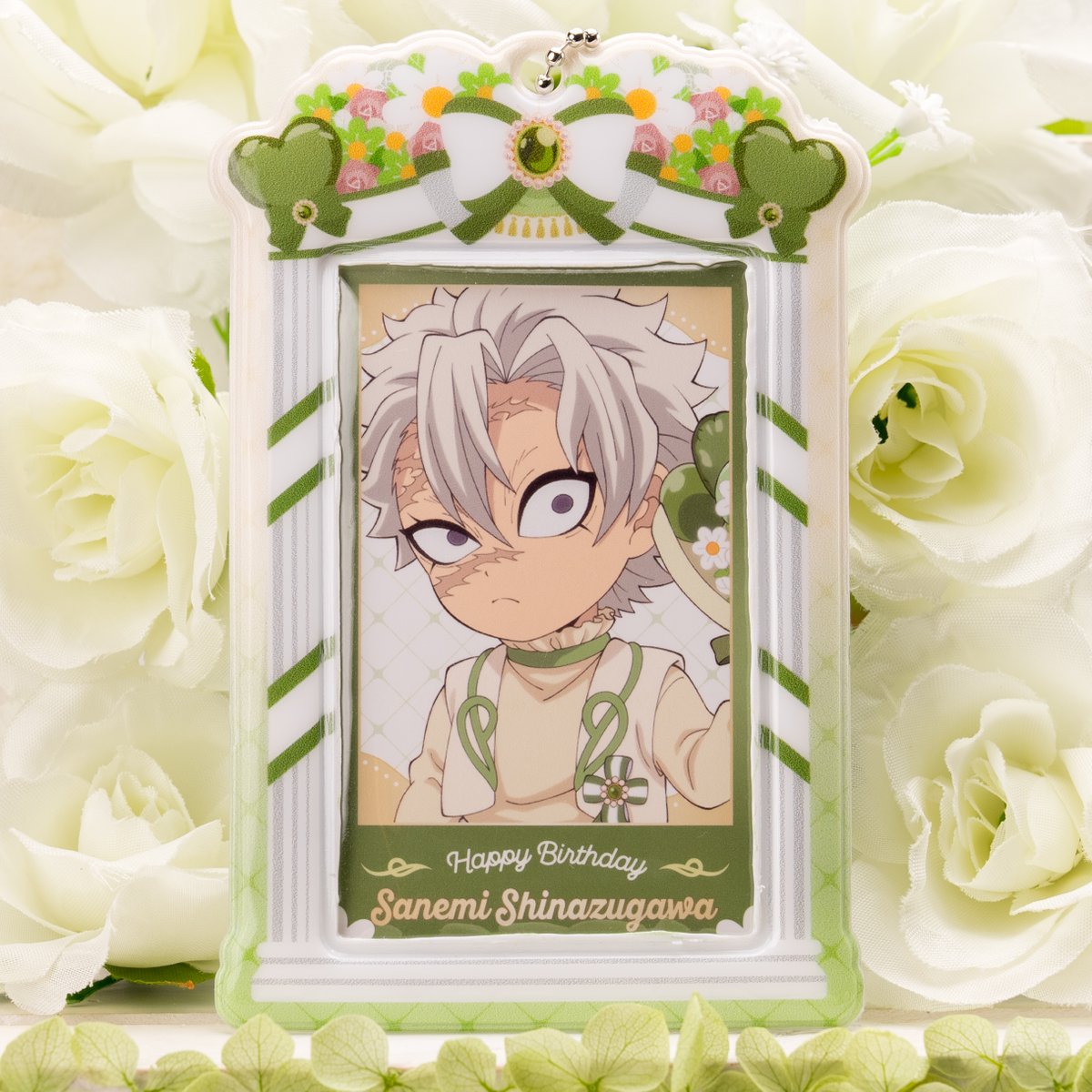 鬼滅の刃 不死川実弥 誕生祭 ケーキ型ポーチ アクリルスタンド クリア