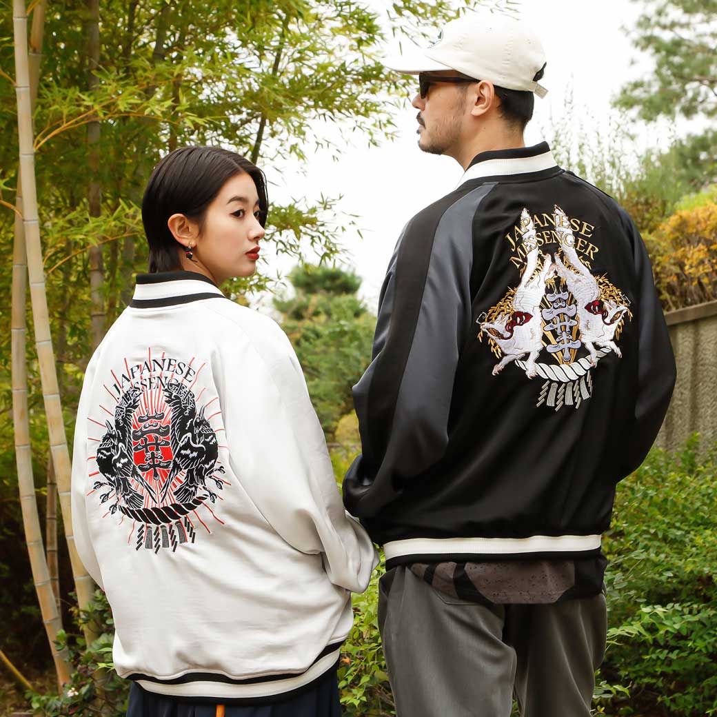 日本代表 2005年 刺繍 スカジャン 八咫烏 ボアジャケット JFA 衝撃の