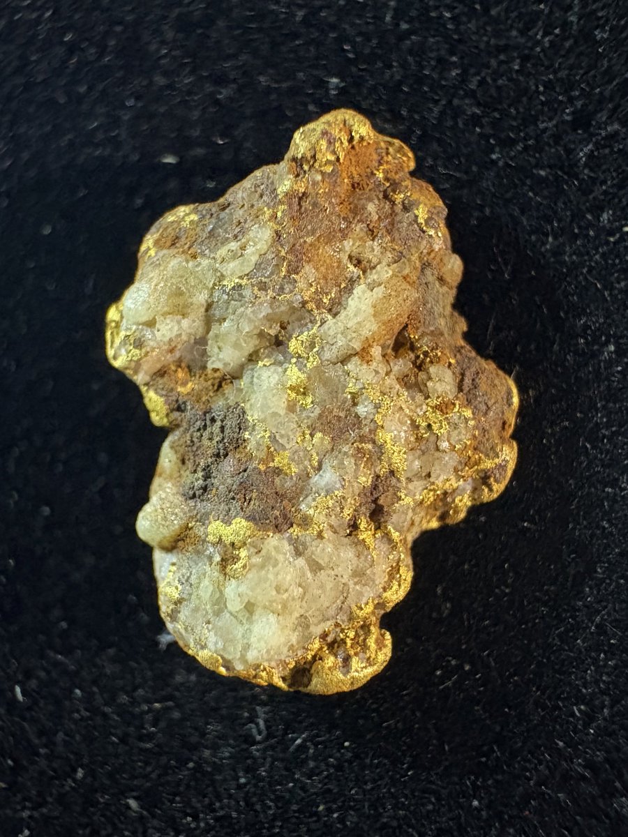 0.88g砂金塊ゲット‼︎ 先日採取した砂金の塊1.1㎝(0.88g)です。 この