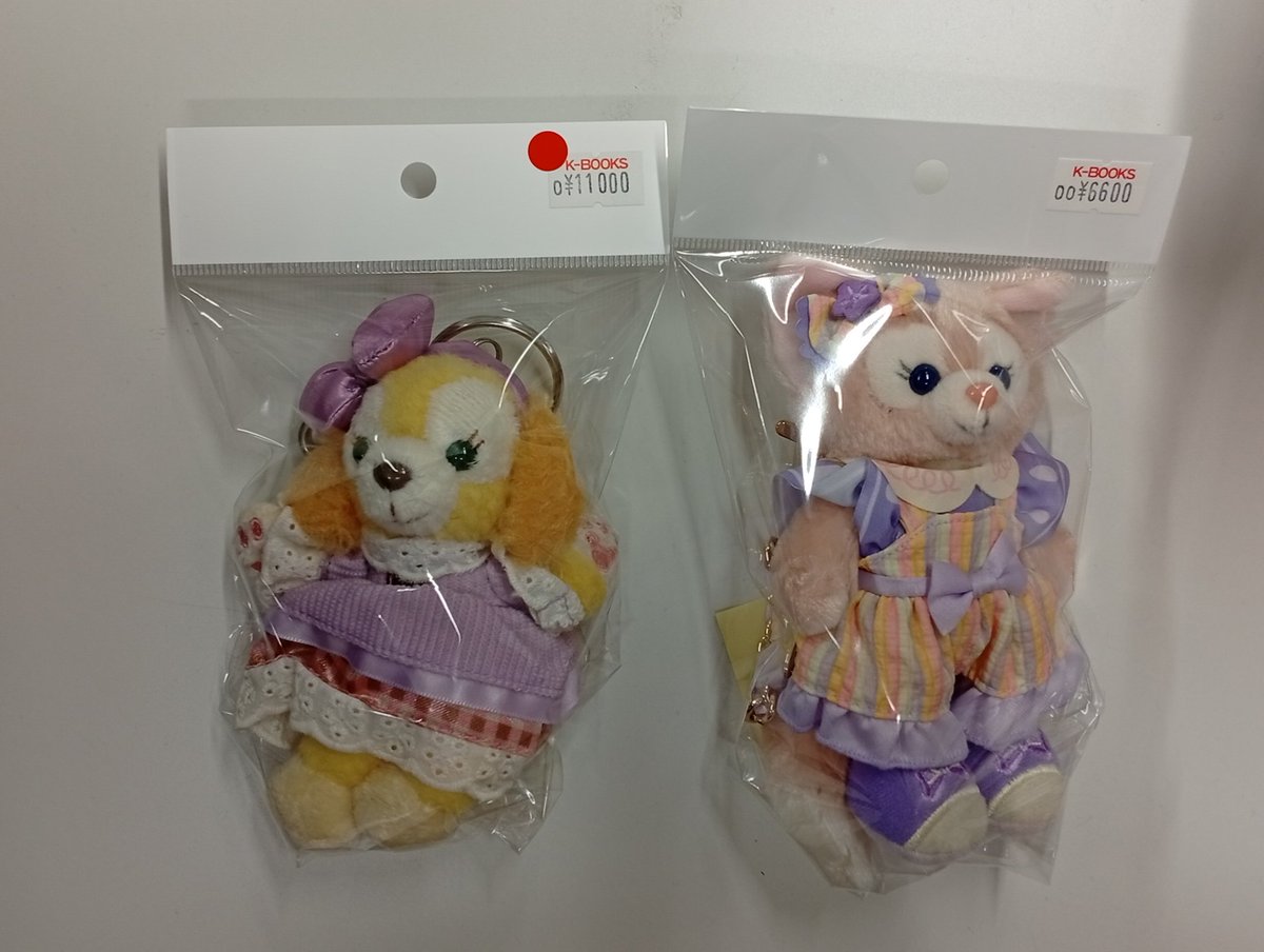 入荷情報】 『#ディズニー』 香港ディズニー ぬいぐるみキーチェーン