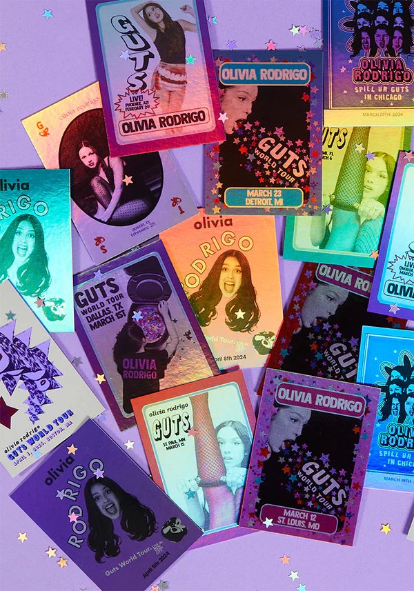 オリヴィア・ロドリゴ 公式サイトにて限定トレーディングカードが発売