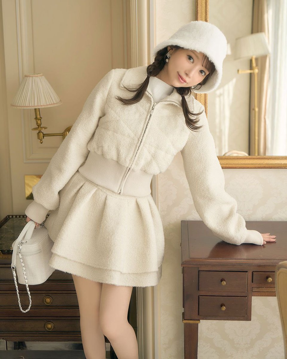 𝐍𝐄𝐖 𝐀𝐑𝐑𝐈𝐕𝐀𝐋 】 もこもこあざとかわいいツイードの